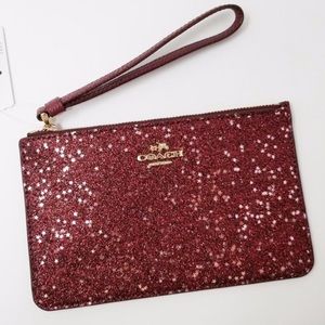 Coach Glitter Wristlet